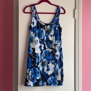 Material Girl Floral Bodycon Dress - Large